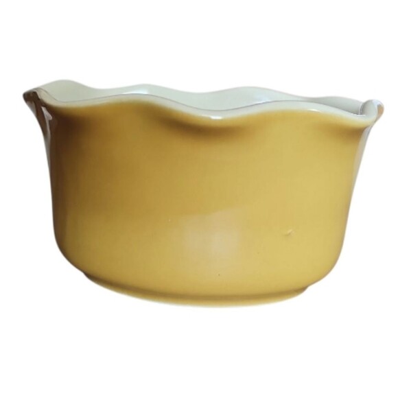 Grestel Portugal Stoneware Ramekins Set Of 8 Mix and Match Set Scalloped Edges - Picture 6 of 12